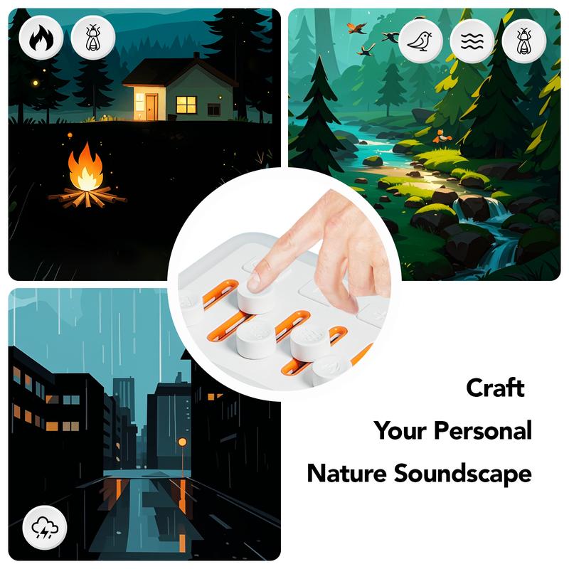 3-in-1 Sleep Machine with Night Light & Bluetooth Speaker