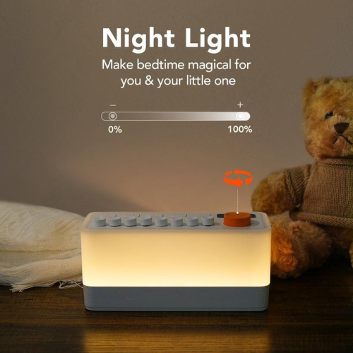 3-in-1 Sleep Machine with Night Light & Bluetooth Speaker